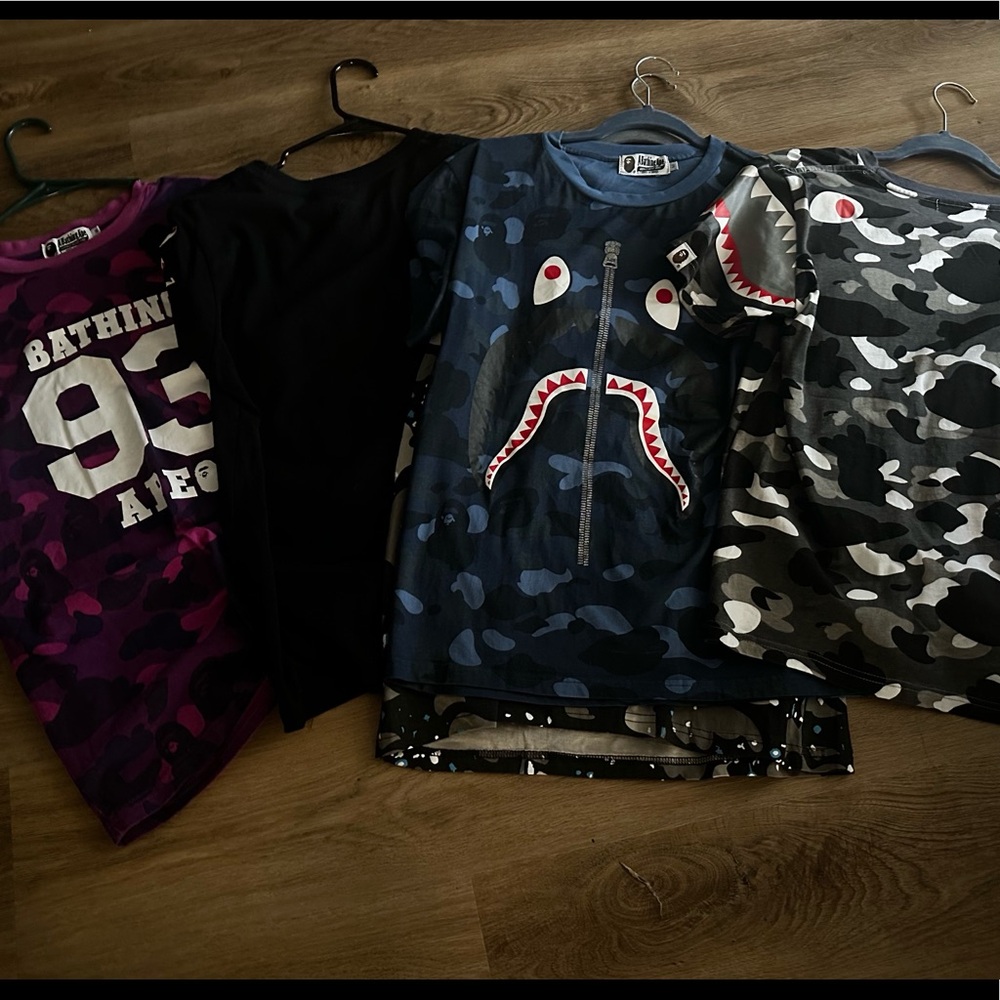 Bape t-shirts (A bathing ape)